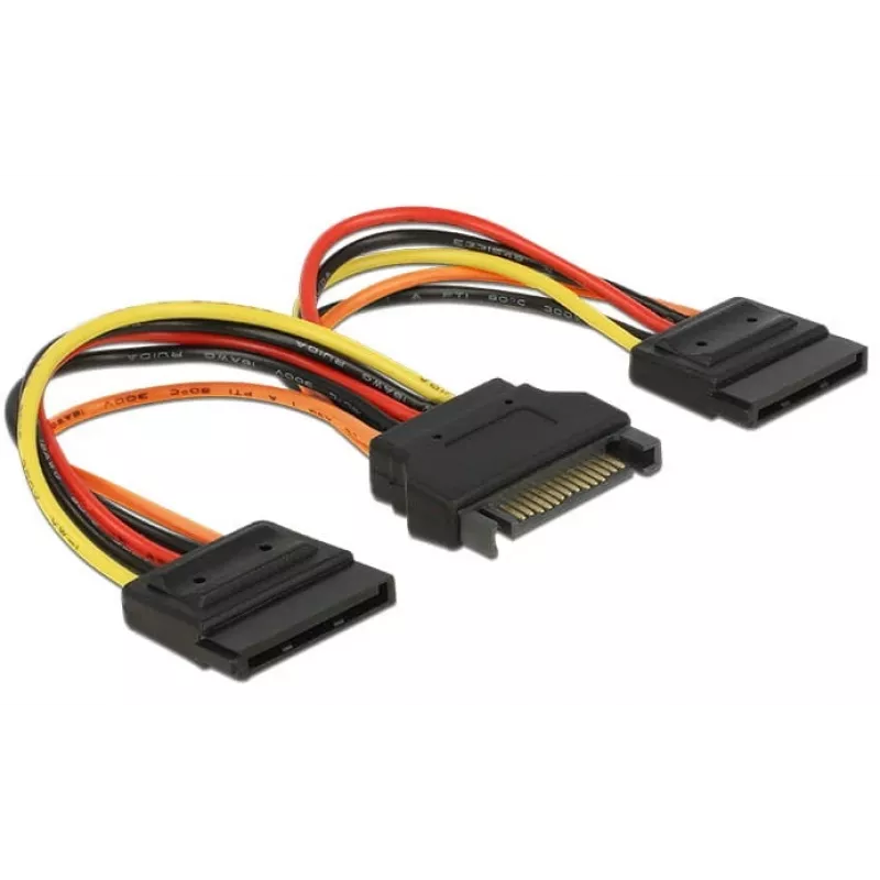 Cable de alimentación interno DeLOCK 60143 0,15 m SATA 15 pines