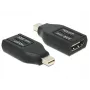 DeLOCK – Adaptador de vídeo/audio – HDMI – HDMI, 19 pines (H) – Mini DisplayPort (M) – (DisplayPort 1.1) – Negro (65552)