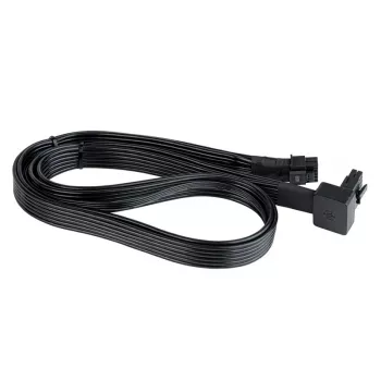 Cable SilverStone SST-PP14-90 12VHPWR, 90 grados, 650 mm, negro