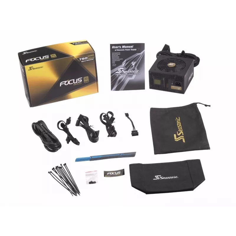 Fuente de alimentación Seasonic Focus Gold 750 750W