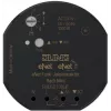JUNG FM J 50700 UP - Actuador de persiana/toldo - Montaje en carril DIN - 868 MHz - 100 m - Negro - 1000 W