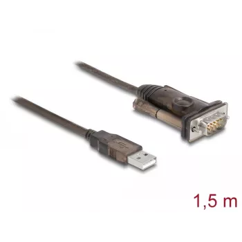 Adaptador USB 2.0 Type-A a serie RS-232 D-Sub 9 pines conector macho DeLOCK 62646
