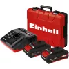 Taladro con empuñadura de pistola Einhell TE-CD 18 Li-i BL, 1,69 kg, portabrocas de cambio rápido, batería de 2 Ah