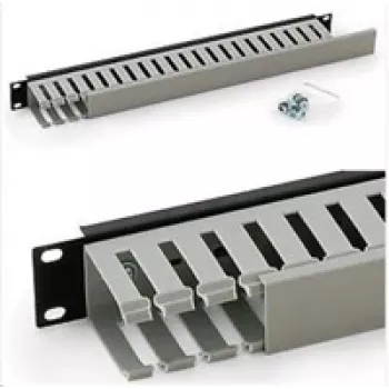 Panel de 19 pulgadas 1U Triton RAB-VP-X02-A1 con canaleta de cables individual