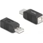 Adaptador de cable DeLOCK 67202 USB Type-A USB Type-B negro