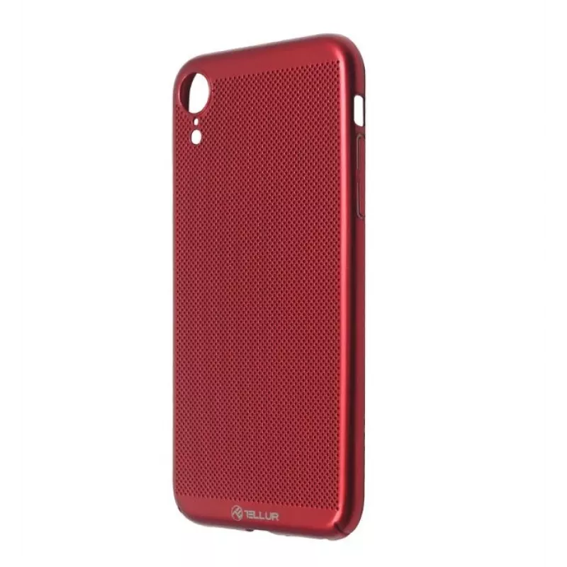 Funda para móvil Tellur para iPhone XR — Roja, diseño disipador de calor
