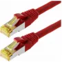 Cable de red Helos Cat 6a S/FTP 1,5 m rojo
