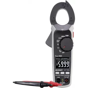 VOLTCRAFT VC-524 pinza amperimétrica digital CAT III 600 V visualización (cuentas): 6000 (VC-13772760)