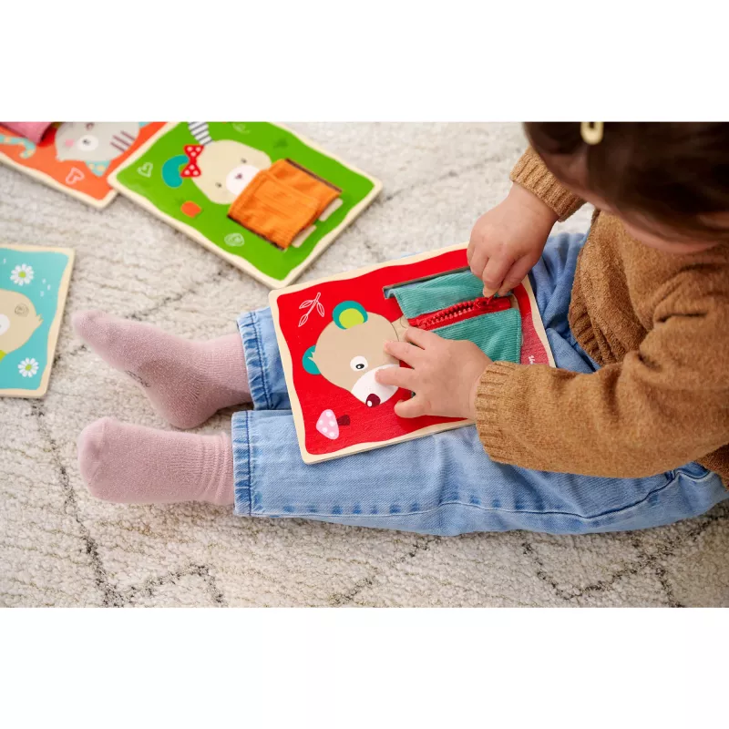Tableros de aprendizaje textil, juego de habilidad 10 piezas