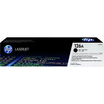 HP 126A Tóner original LaserJet Negro, 1200 páginas, Negro, 1 ud.