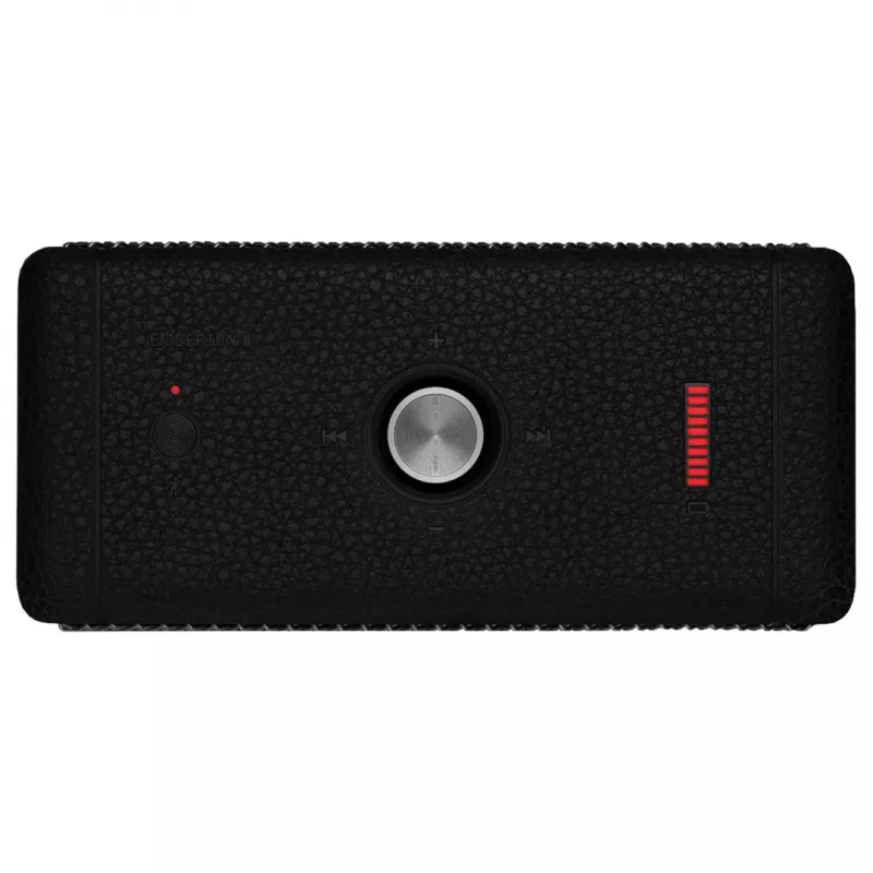 Altavoz Bluetooth portátil Marshall Emberton II negro Steel — diseño compacto, audio inalámbrico
