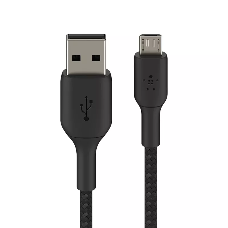 Cable USB Belkin CAB007bt1MBK 1 m USB-A Micro-USB-A negro