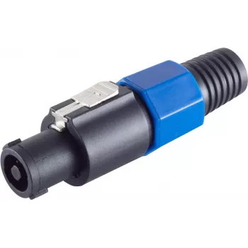Conector macho PA ShiverPeaks 55201 de 4 polos atornillable con alivio de tracción