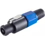 Conector macho PA ShiverPeaks 55201 de 4 polos atornillable con alivio de tracción