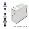 Qoltec Fuente de alimentación para carril DIN | 40W | 24V | 1.67A | Blanco | perfil bajo