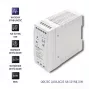 Qoltec Fuente de alimentación para carril DIN | 40W | 24V | 1.67A | Blanco | perfil bajo