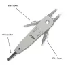 Herramienta de inserción QOLTEC 54492 para terminación de cables (compatible KRONE/LSA)