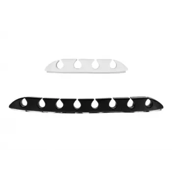 Sujetacables DeLOCK trapezoidal autoadhesivo set combinado 10 uds. negro blanco