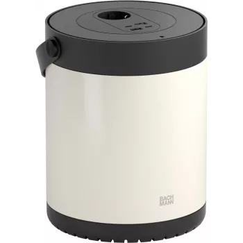 Regleta de enchufes Bachmann MOV E con 1x toma CEE 7/3 y 2x USB A/C, blanco/negro