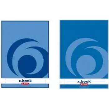 Herlitz 215418 bloc de trabajo, A4, rayado con margen, 50 hojas, 5 uds.
