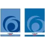 Herlitz 215418 bloc de trabajo, A4, rayado con margen, 50 hojas, 5 uds.