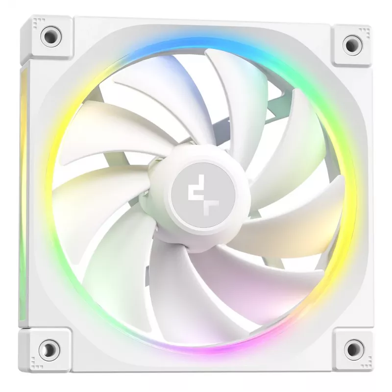 Refrigeración líquida DeepCool LQ360 White, radiador de 360 mm, ventiladores RGB