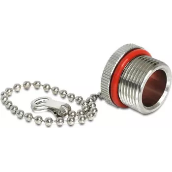 DeLOCK 88716 Tapa antipolvo plateada