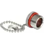 DeLOCK 88716 Tapa antipolvo plateada