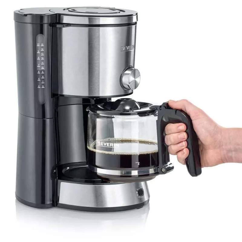 SEVERIN KA4825 Cafetera negro/acero inoxidable