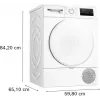 Secadora de ropa independiente Bosch WTH83277PL 8 kg