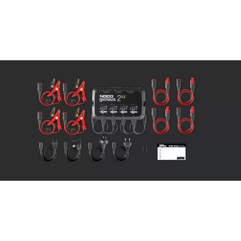 GENIUS2X4 8A Cargador de 4 bancos