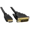 Cable HDMI a DVI-D Akyga AK-AV-11 (24+1), 1,8 m, negro