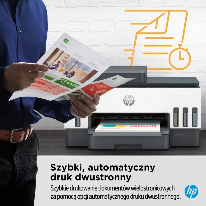 HP Smart Tank 750 impresora multifunción, depósito de tinta, color, WLAN, Smart App, dúplex, ADF, alimentador automático de documentos