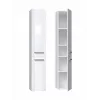 Armario de baño top e shop NEL II BIEL POŁ — de pie, 5 baldas, 310×300×1740 mm, blanco