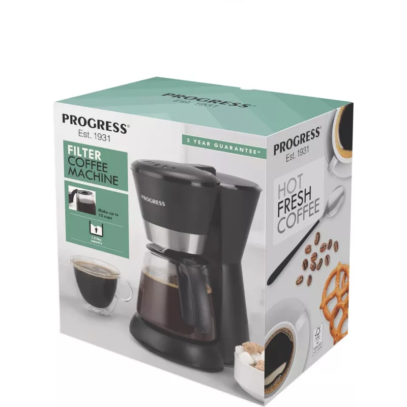 Cafetera Progress 1,25 L EK6160PVDE