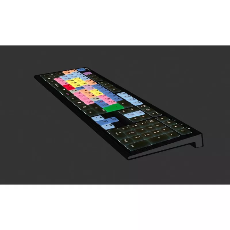 Logickeyboard LKB-MCOM4-A2PC-FR teclado USB AZERTY francés negro (LKB-MCOM4-A2PC-FR)