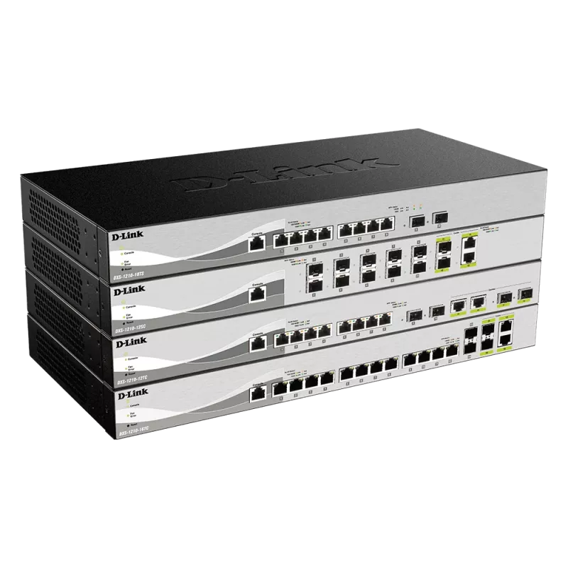 D-Link switch inteligente gestionado 24 puertos 10G SFP+, 4 puertos 10GBASE-T
