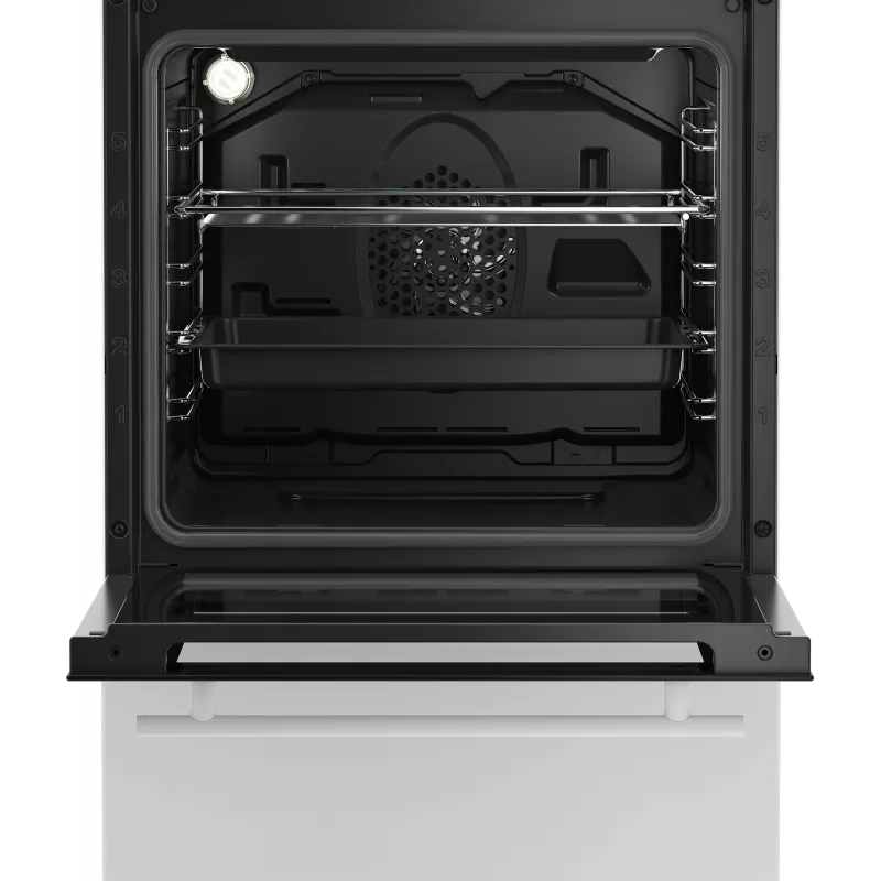 Placa de gas y horno eléctrico BEKO FSM51339DWDS 50 cm, blanco, clase energética A