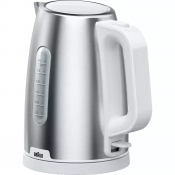 Braun WK 1500 hervidor eléctrico 1,7 L 2200 W acero inoxidable, blanco