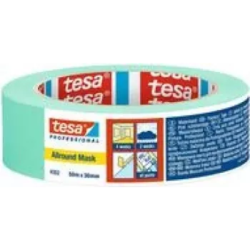 tesa ALLROUND MASK 04352-00002-00 Cinta de carrocero Menta (L x An) 50 m x 30 mm 1 unidad (04352-00002-00)