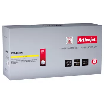Activejet ATB-423YN Tóner (sustituto de Brother TN-423Y; Supreme; 4000 páginas; amarillo)
