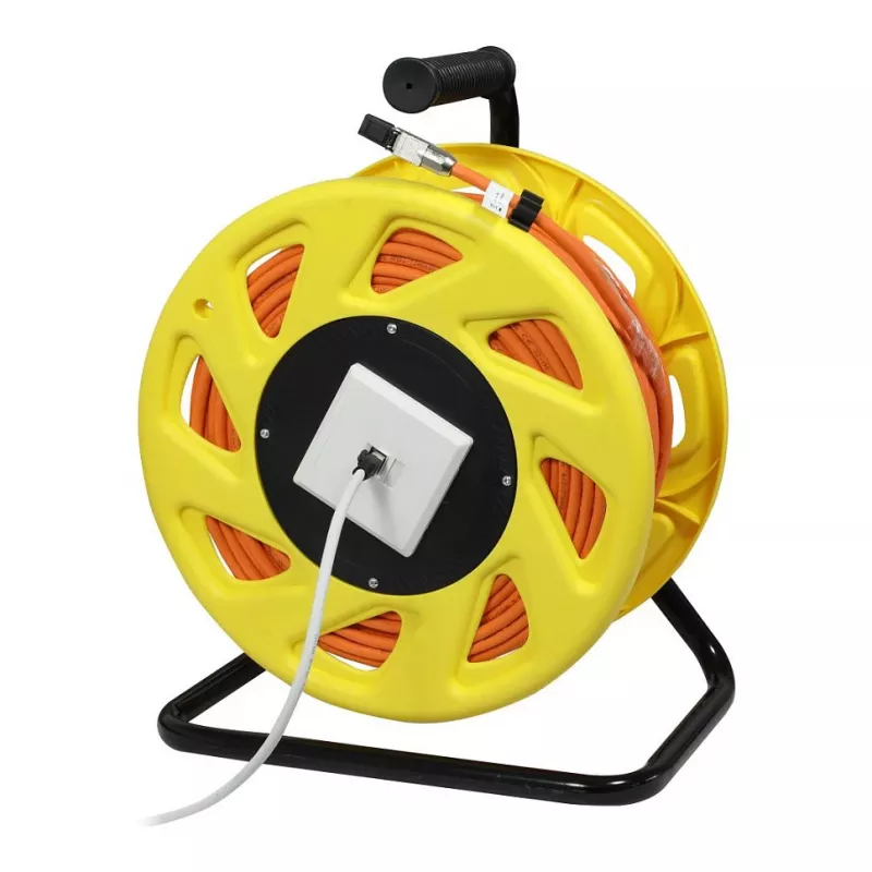 Synergy 21 S216822V2 Bobina de cable, cable en bruto Cat.6A/Cat.7a S-STP (S/FTP), 90 m, 1x conector hembra/macho RJ45