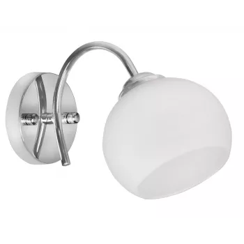Aplique de pared individual Activejet Classic - IRMA níquel E27 para salón