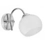 Aplique de pared individual Activejet Classic - IRMA níquel E27 para salón