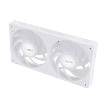 Ventilador Akasa VEGAS A24 12 cm blanco rodamiento de bolas