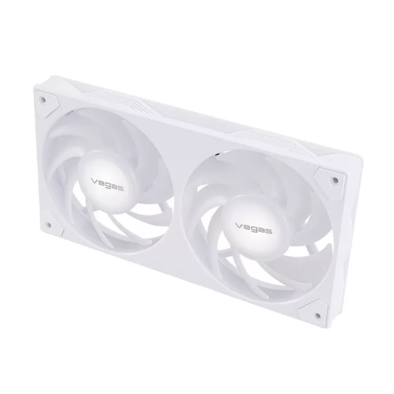 Ventilador Akasa VEGAS A24 12 cm blanco rodamiento de bolas