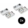 Alargador de red ShiverPeaks 75001-SET2 Cat. 6 pack de 2 — set de cables Ethernet, rendimiento Cat6
