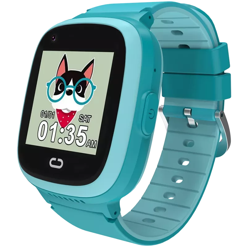 Reloj infantil CANYON Sunny KW-48 vídeo 4G GPS juegos y música azul