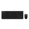Teclado CHERRY DC 2000 con ratón incluido oficina USB QWERTZ alemán negro