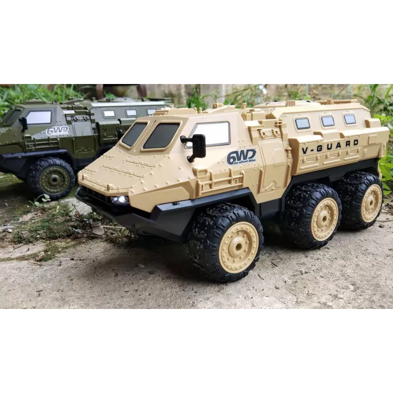 Amewi V-Guard vehículo blindado 6WD 1:16 RTR radiocontrol modelo RC motor eléctrico (22585)